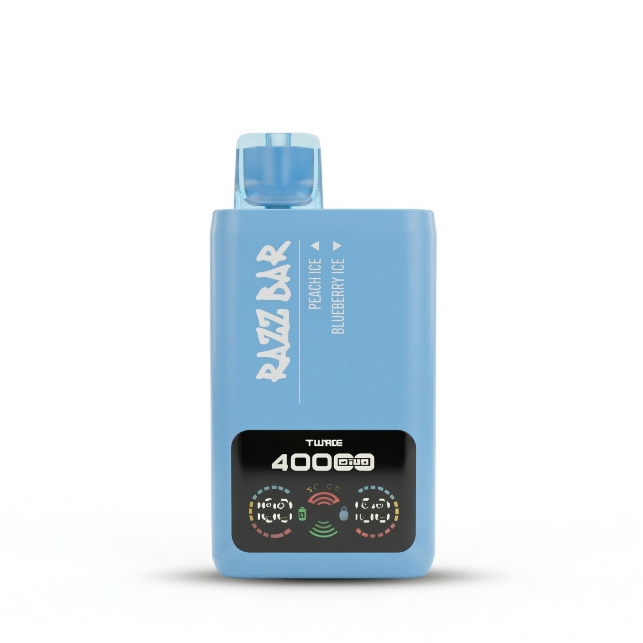 40K Razz Bar Dual - Peach Ice / Blueberry Ice